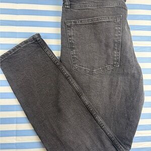 H&M Women’s Slim Straight Charcoal Jeans